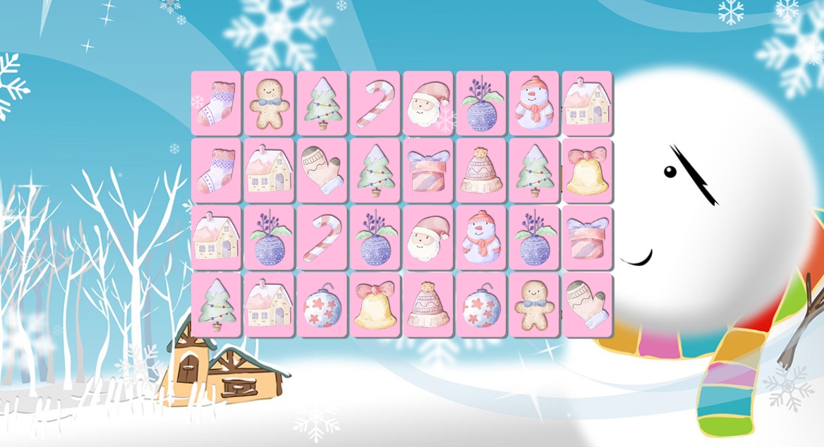 Xmas Mahjong 2023 features